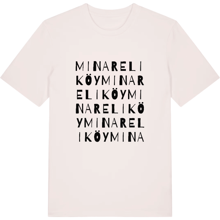 Minareliköy ordlek t-shirt – t-shirt från PinShirt