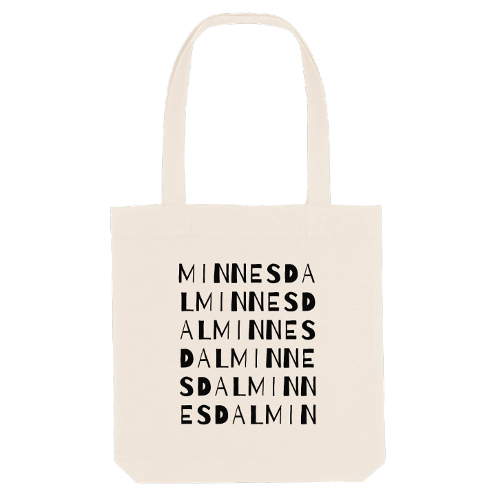 Minnesdal ordlek tygkasse – tygkasse från PinShirt