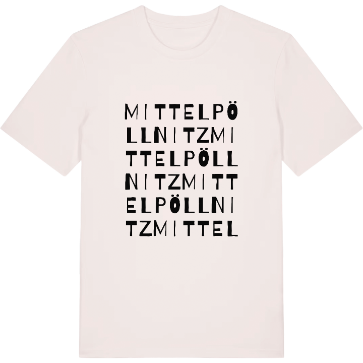 Mittelpöllnitz ordlek t-shirt – t-shirt från PinShirt