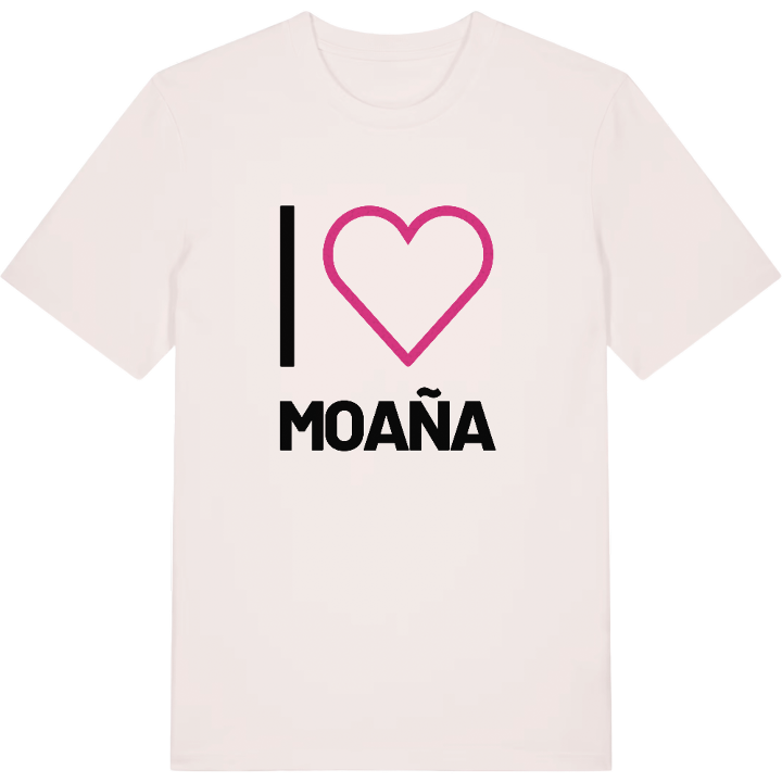 Jag älskar Moaña t-shirt stort tryck – t-shirt från PinShirt