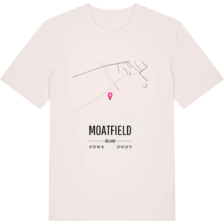 Moatfield karta t-shirt – t-shirt från PinShirt