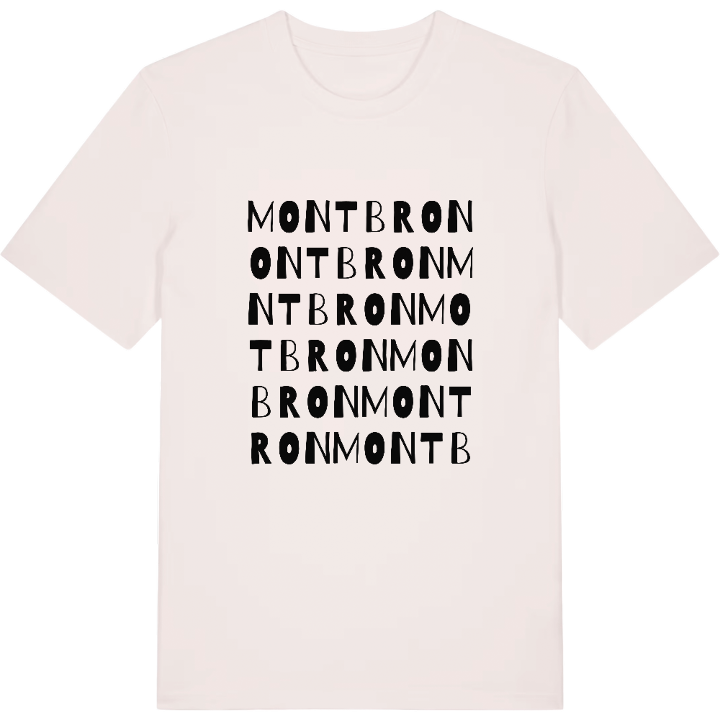 Montbron ordlek t-shirt – t-shirt från PinShirt