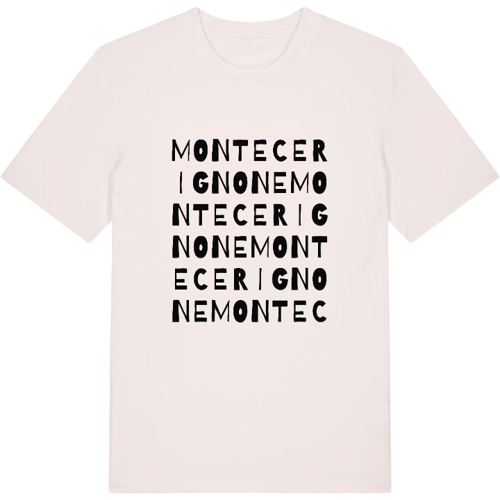 Monte Cerignone ordlek t-shirt – t-shirt från PinShirt
