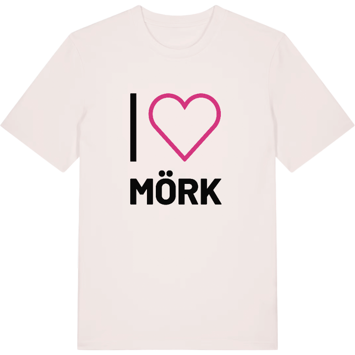 Jag älskar Mörk t-shirt stort tryck – t-shirt från PinShirt