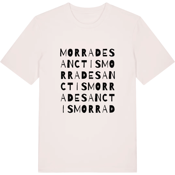 Morra De Sanctis ordlek t-shirt – t-shirt från PinShirt