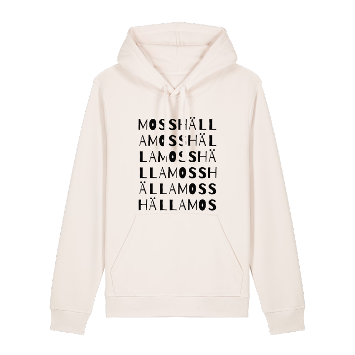 Mosshälla ordlek hoodie – hoodie från PinShirt