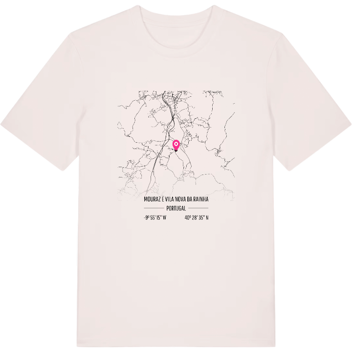 Mouraz e Vila Nova da Rainha karta t-shirt – t-shirt från PinShirt