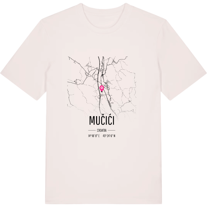 Mučići karta t-shirt – t-shirt från PinShirt