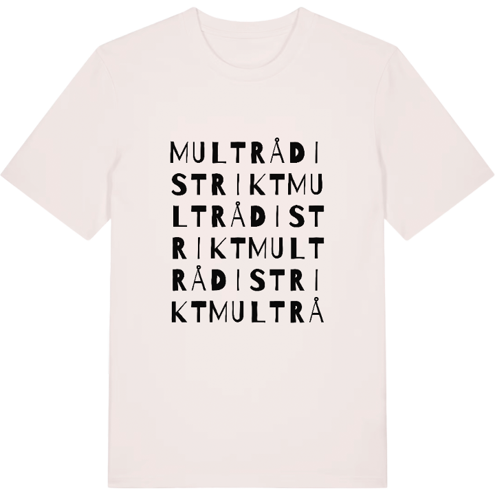 Multrå distrikt ordlek t-shirt – t-shirt från PinShirt