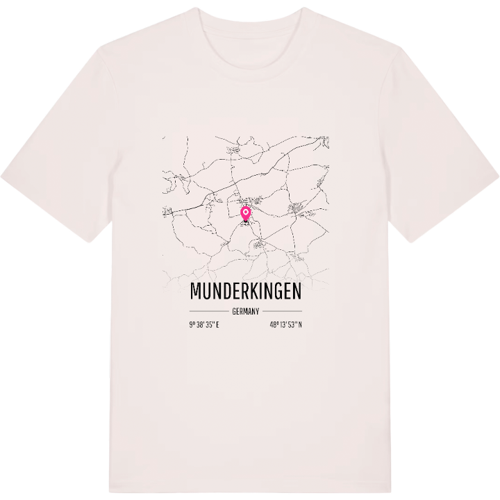 Munderkingen karta t-shirt – t-shirt från PinShirt