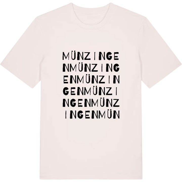 Münzingen ordlek t-shirt – t-shirt från PinShirt