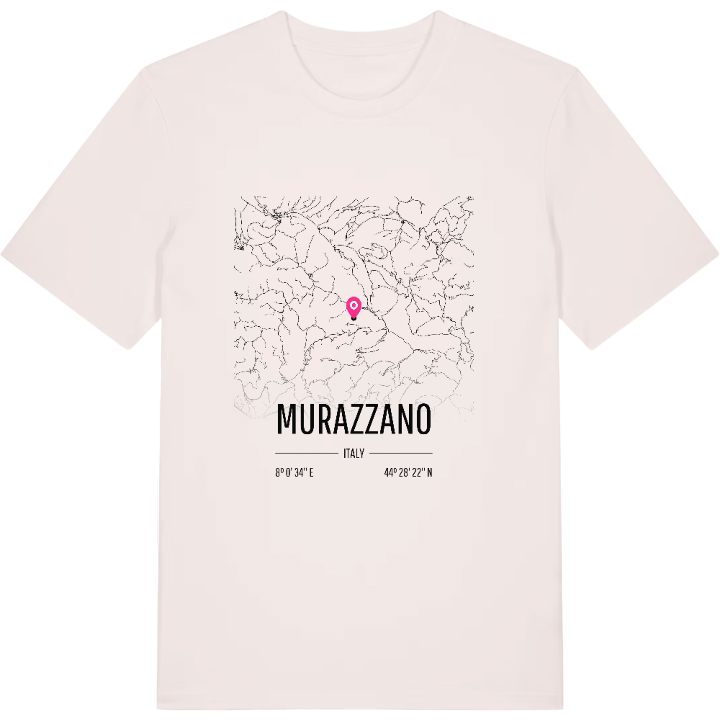 Murazzano karta t-shirt – t-shirt från PinShirt
