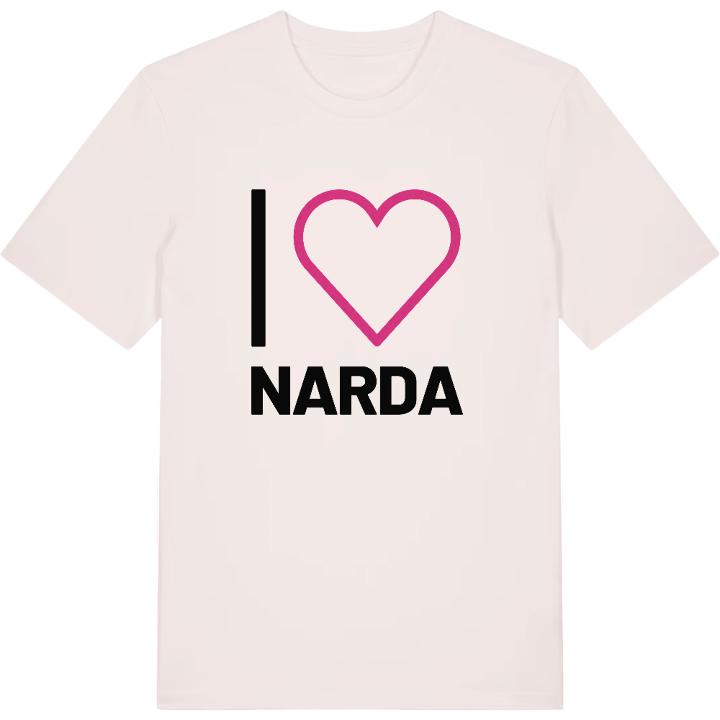 Jag älskar Narda t-shirt stort tryck – t-shirt från PinShirt