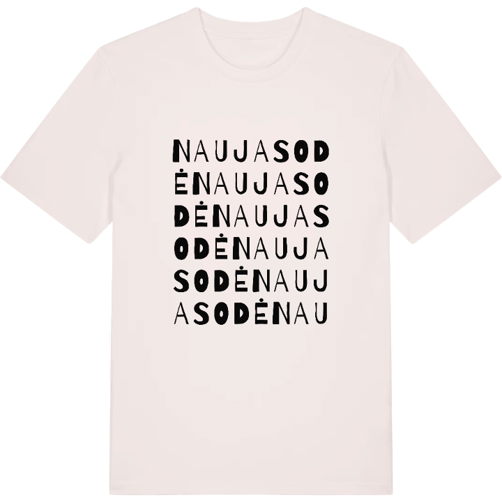 Naujasodė ordlek t-shirt – t-shirt från PinShirt