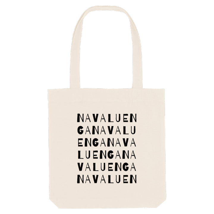 Navaluenga ordlek tygkasse – tygkasse från PinShirt