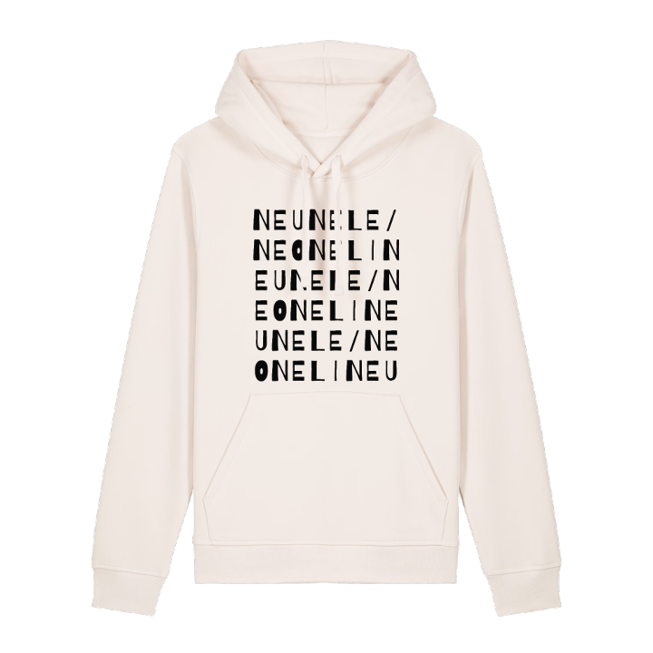 Neunele/Neoneli ordlek hoodie – hoodie från PinShirt