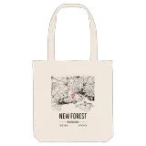 New Forest karta tygkasse