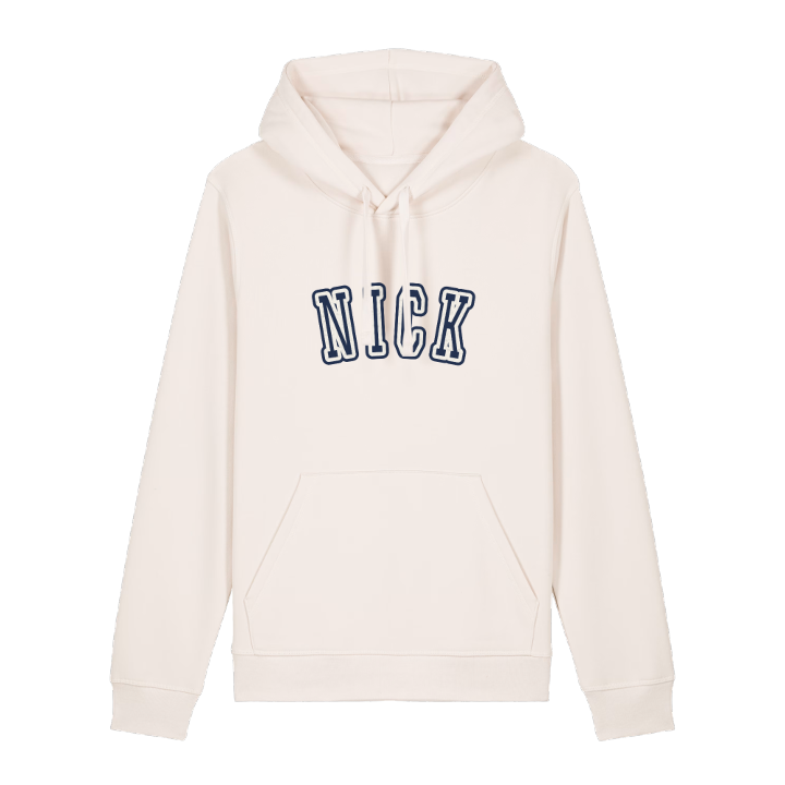 Nick college hoodie – hoodie från PinShirt