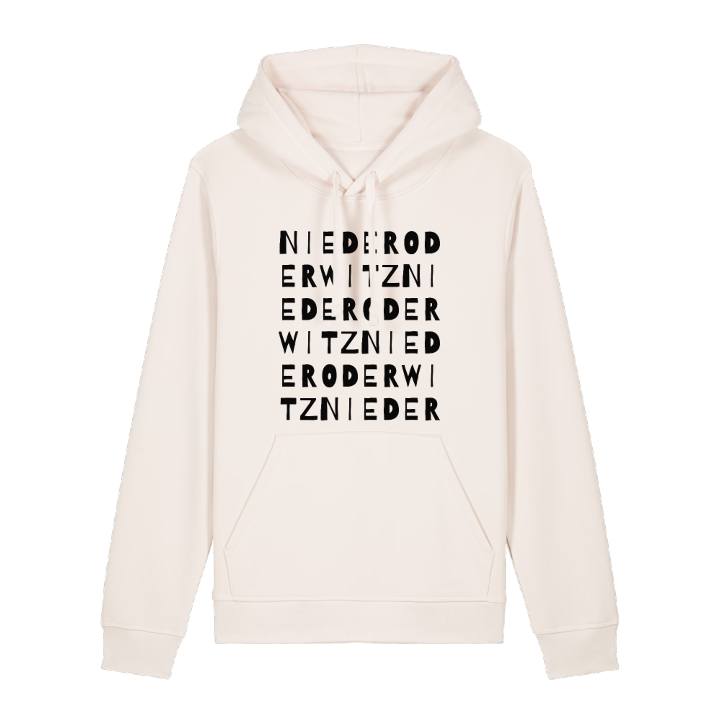 Niederoderwitz ordlek hoodie – hoodie från PinShirt