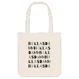 Niklasdamm ordlek tygkasse