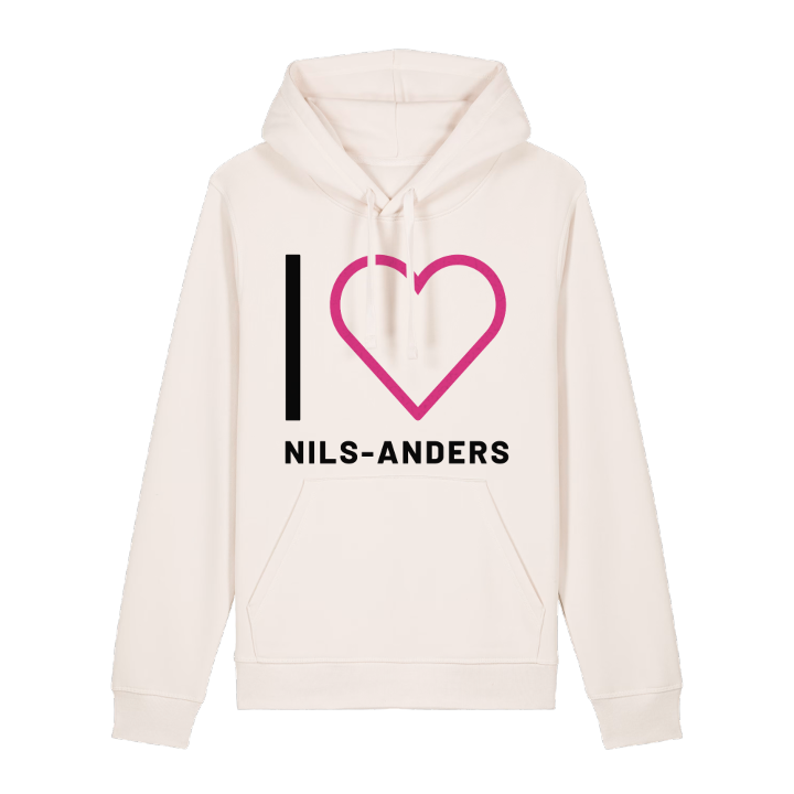 Jag älskar Nils-Anders hoodie stort tryck – hoodie från PinShirt