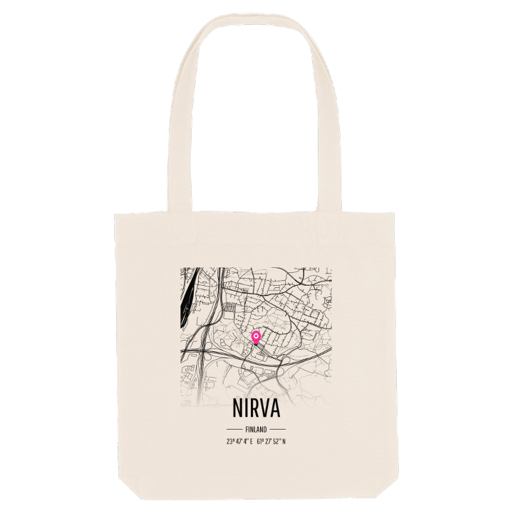 Nirva karta tygkasse – tygkasse från PinShirt