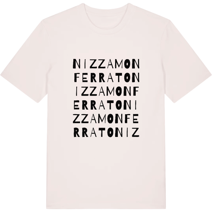 Nizza Monferrato ordlek t-shirt – t-shirt från PinShirt