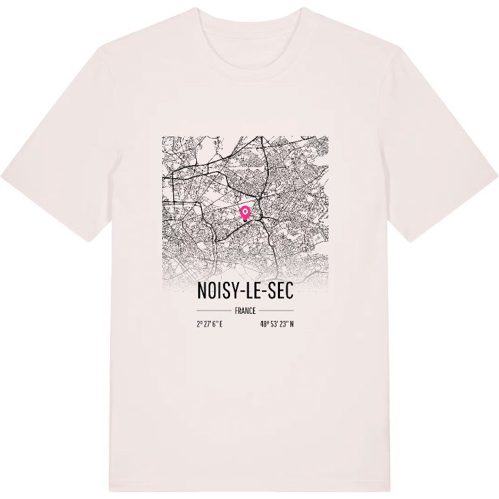 Noisy-le-Sec karta t-shirt – t-shirt från PinShirt