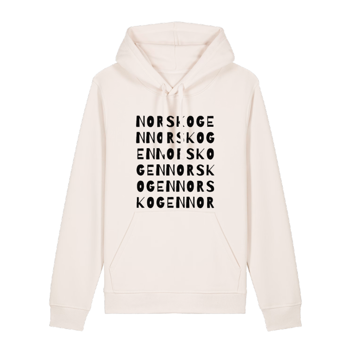Norskogen ordlek hoodie – hoodie från PinShirt