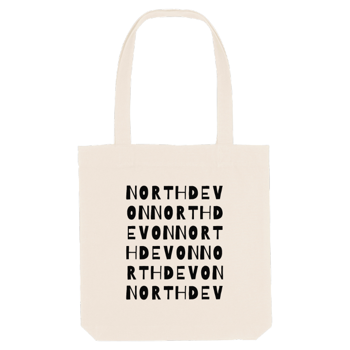 North Devon ordlek tygkasse – tygkasse från PinShirt