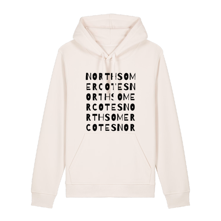 North Somercotes ordlek hoodie – hoodie från PinShirt