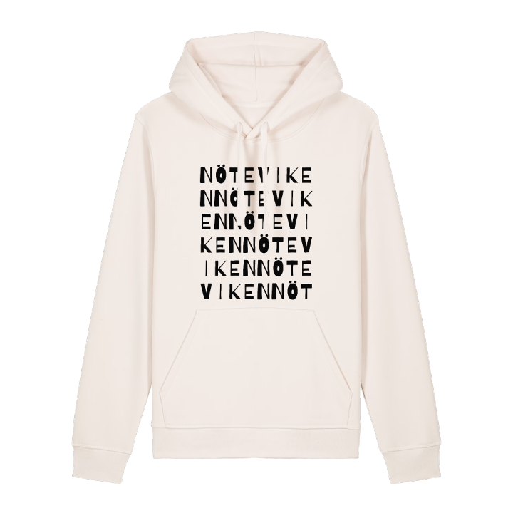 Nöteviken ordlek hoodie – hoodie från PinShirt