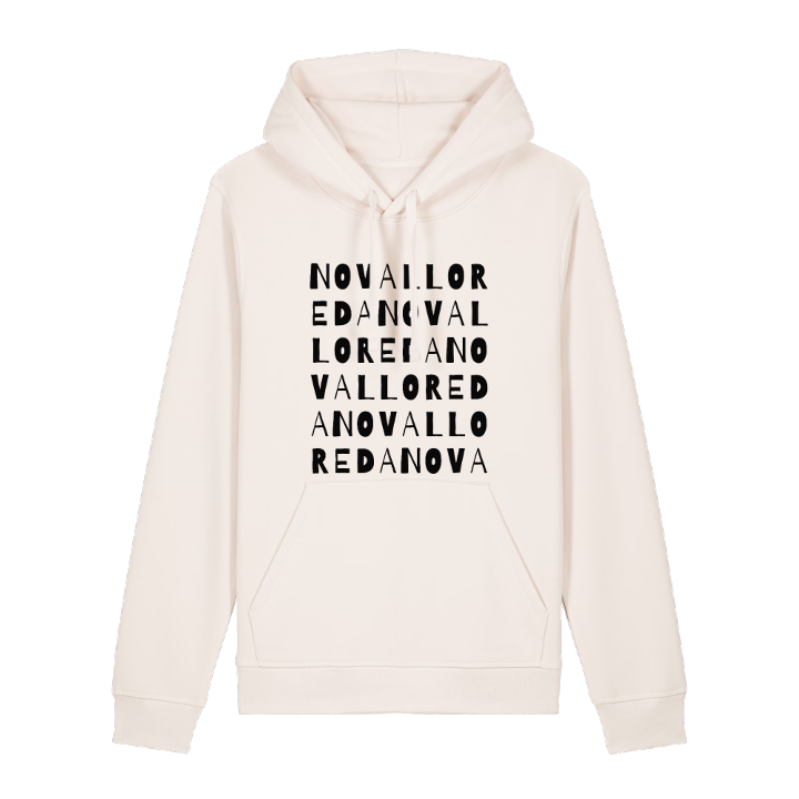 Nova Lloreda ordlek hoodie – hoodie från PinShirt