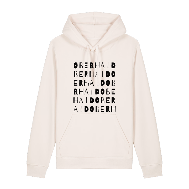 Oberhaid ordlek hoodie – hoodie från PinShirt
