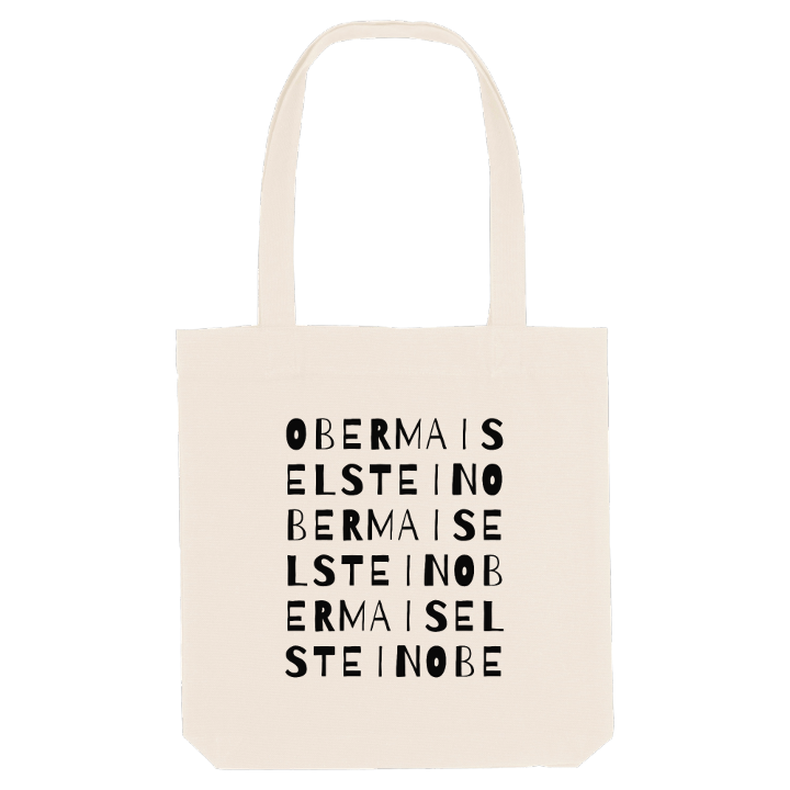 Obermaiselstein ordlek tygkasse – tygkasse från PinShirt
