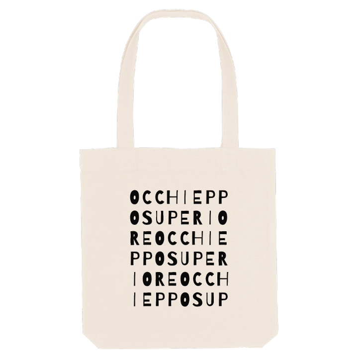Occhieppo Superiore ordlek tygkasse – tygkasse från PinShirt