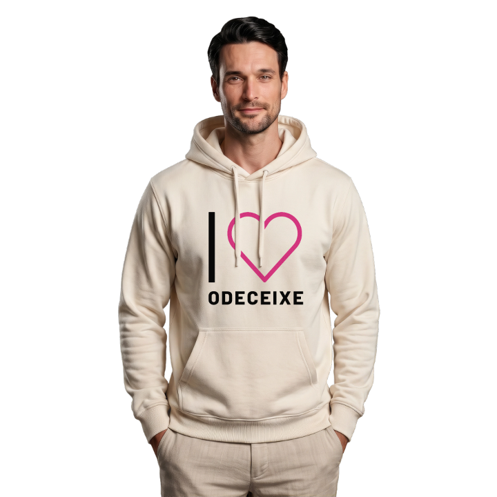 Jag älskar Odeceixe hoodie stort tryck – hoodie från PinShirt