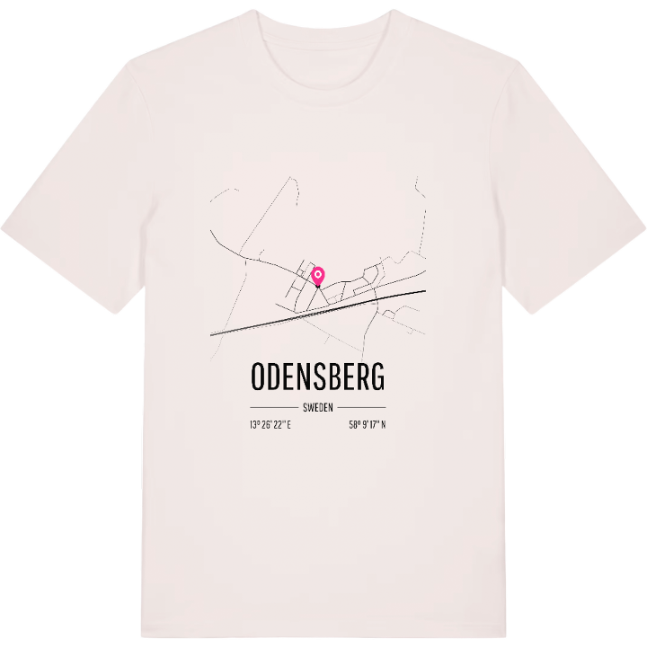 Odensberg karta t-shirt – t-shirt från PinShirt