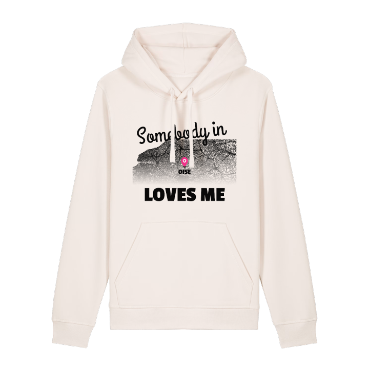 Någon i Oise älskar mig hoodie – hoodie från PinShirt