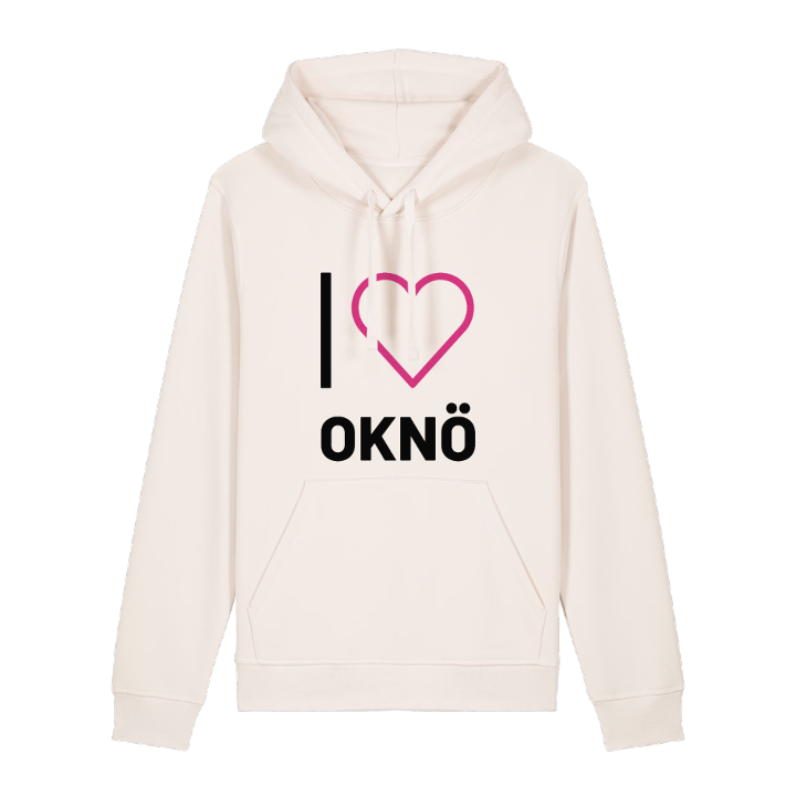Jag älskar Oknö hoodie stort tryck – hoodie från PinShirt