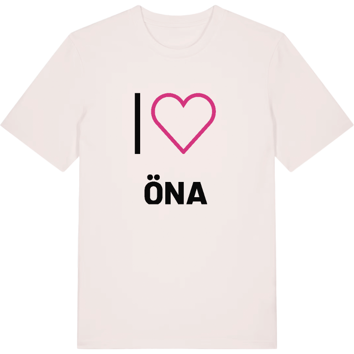 Jag älskar Öna t-shirt stort tryck – t-shirt från PinShirt