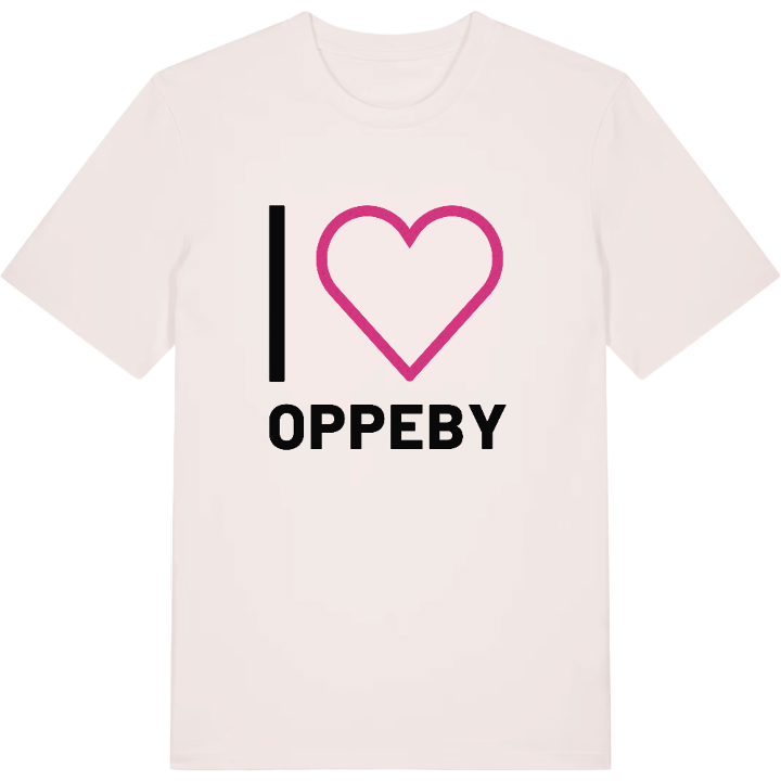 Jag älskar Oppeby t-shirt stort tryck – t-shirt från PinShirt
