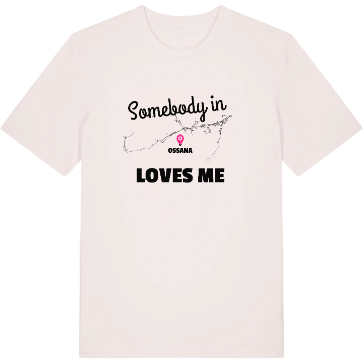 Någon i Ossana älskar mig t-shirt – t-shirt från PinShirt