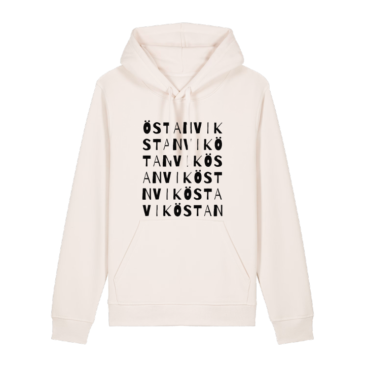 Östanvik ordlek hoodie – hoodie från PinShirt