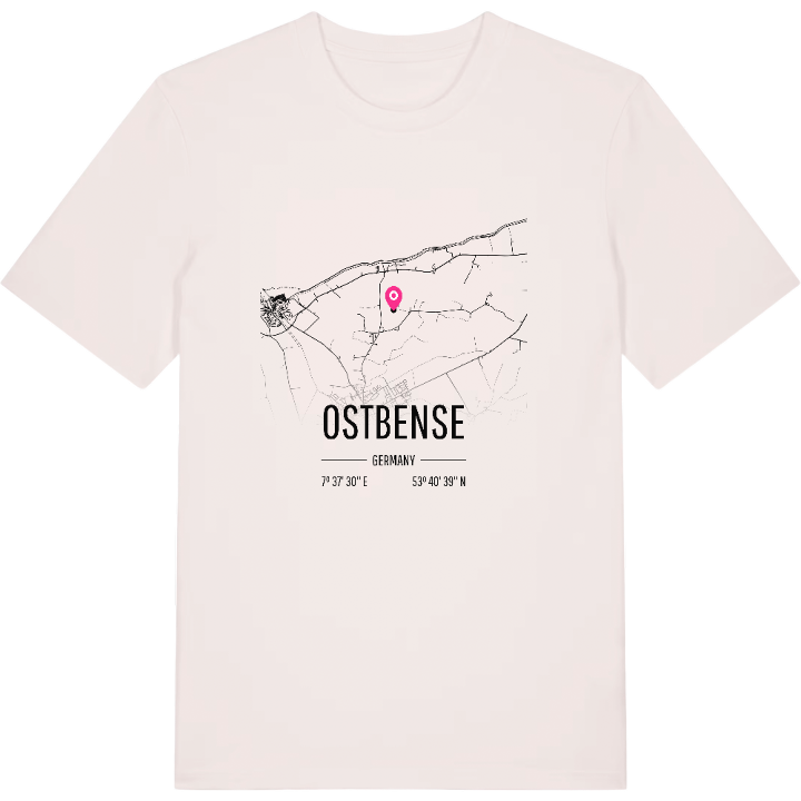 Ostbense karta t-shirt – t-shirt från PinShirt