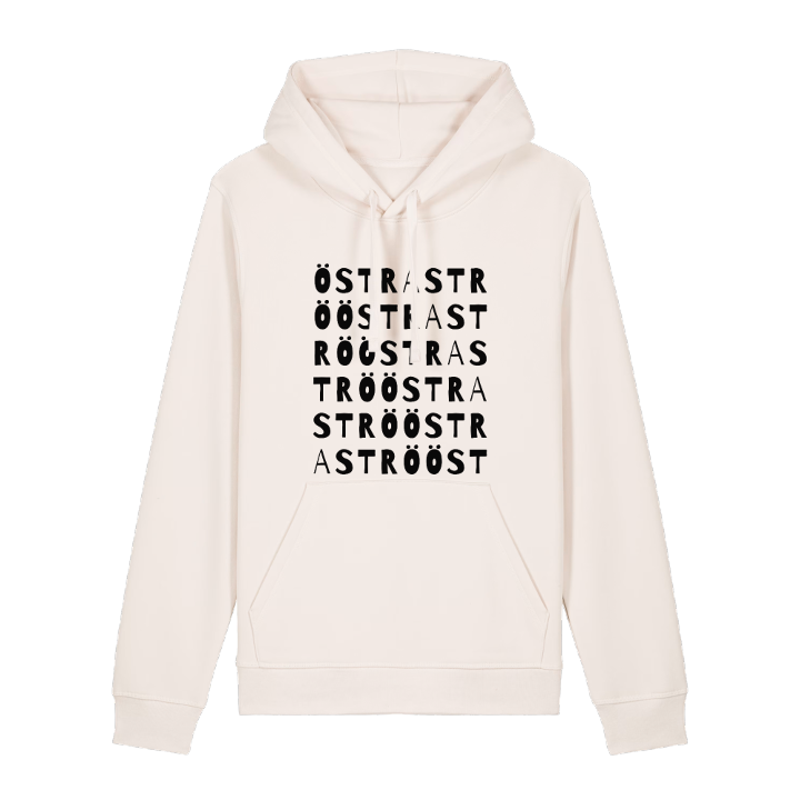 Östra Strö ordlek hoodie – hoodie från PinShirt