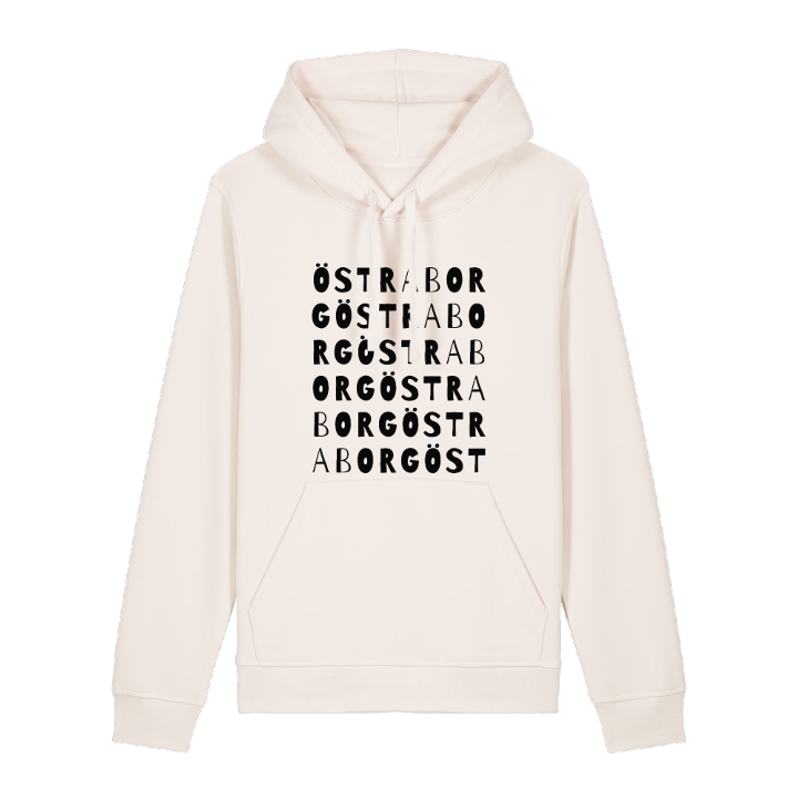 Östraborg ordlek hoodie – hoodie från PinShirt