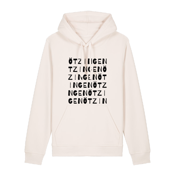 Ötzingen ordlek hoodie – hoodie från PinShirt