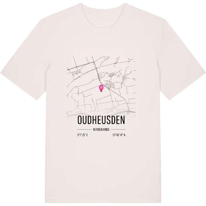 Oudheusden karta t-shirt – t-shirt från PinShirt