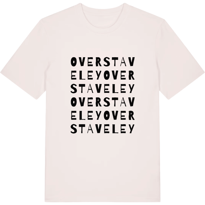 Over Staveley ordlek t-shirt – t-shirt från PinShirt